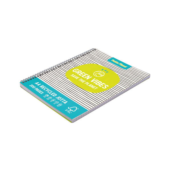 Pukka Pad Pukka Planet Jotta A4 Assorted (Pack of 3) 9898-SPP
