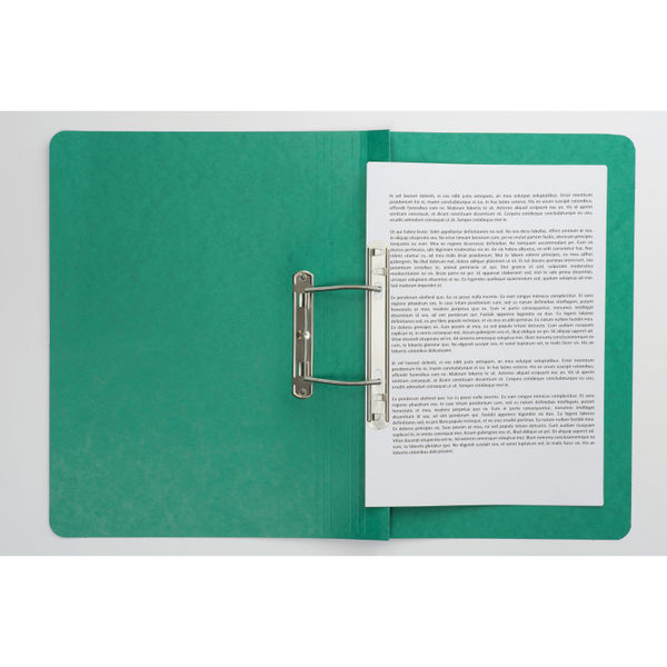 Exacompta Europa Spiral Files Foolscap Green (Pack of 25) 3003