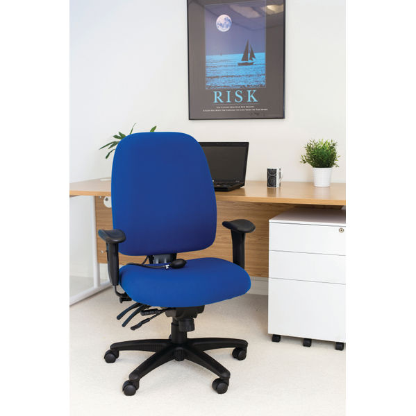 Avior Tapton Heavy Duty Chair 680x680x1000-1160mms Blue KF72249