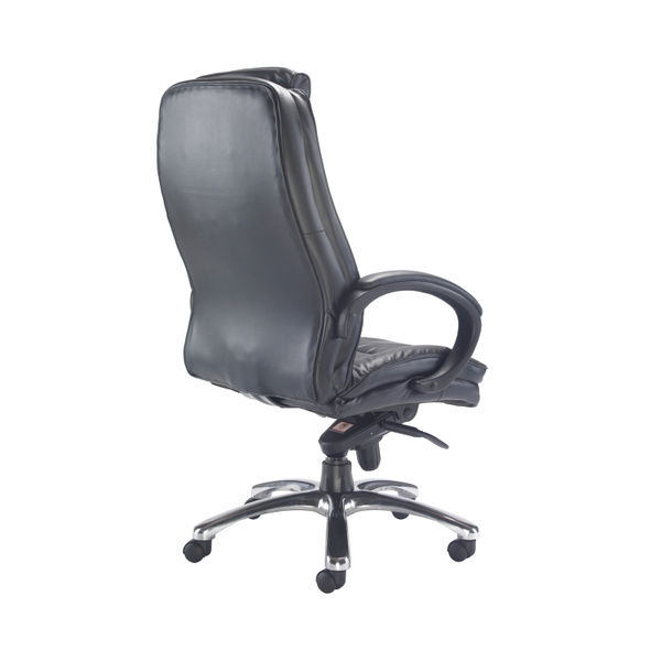 Avior Tuscany High Back Executive Chair 690x780x1140-1220mm Leather Black KF72583