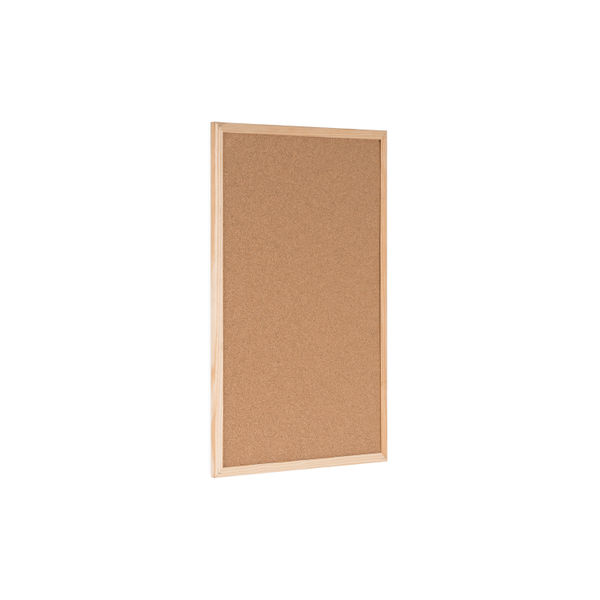 Bi-Office Double-Sided Board Cork And Felt 600x900mm Red FB0710010