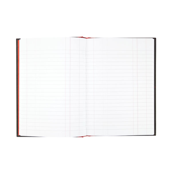 Black n' Red Casebound Hardback Single Cash Book A5 (Pack of 5) 100080414