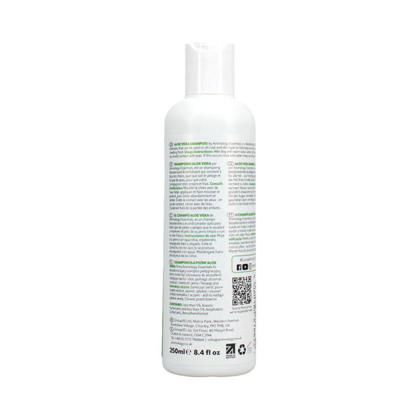 Animology Essentials Aloe Vera Shampoo for Dogs 250ml PEANI012