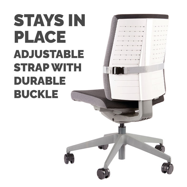 Fellowes I-Spire Series Lumbar Cushion Grey 8042201