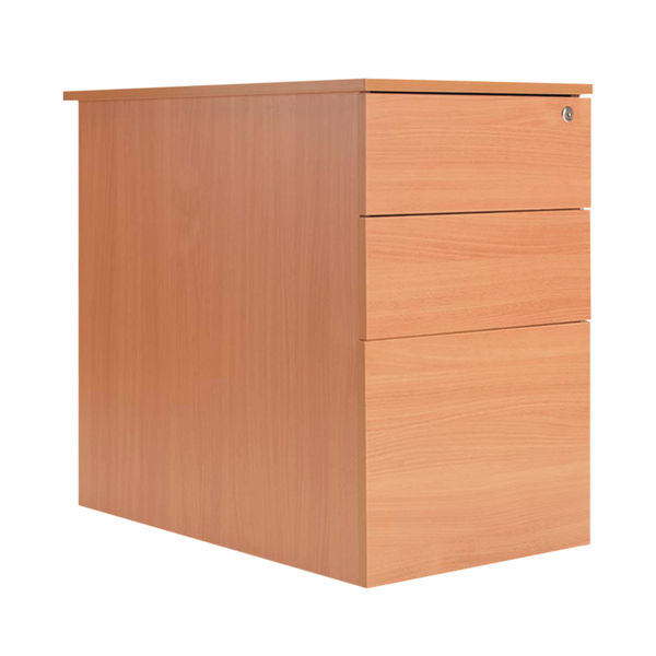 Serrion Desk High Pedestal 600 Bavarian Beech KF74110