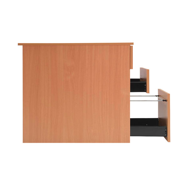 Serrion Desk High Pedestal 600 Bavarian Beech KF74110