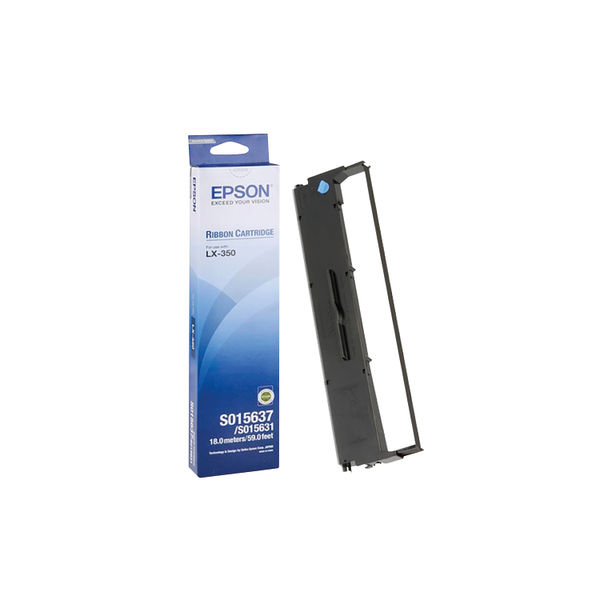 Epson Sidm Ribbon Cartridge For Lx 300350 Black C13s015637 5403