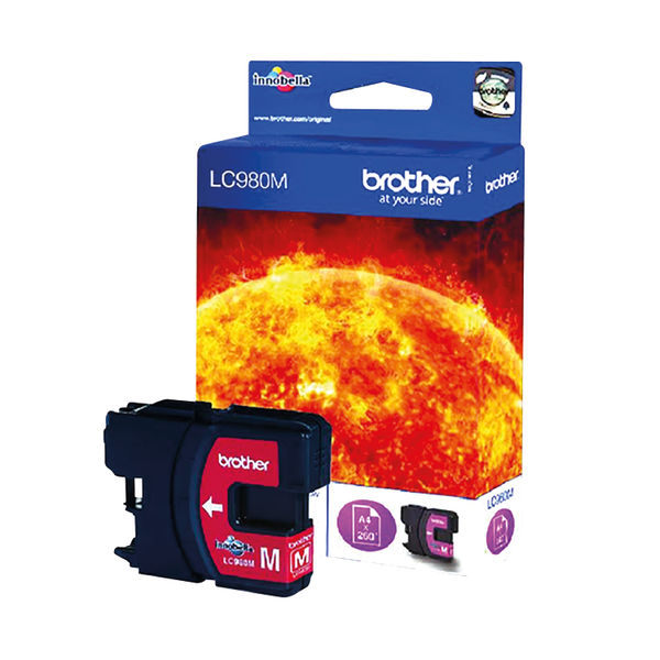 Brother LC980M Inkjet Cartridge Magenta LC980M