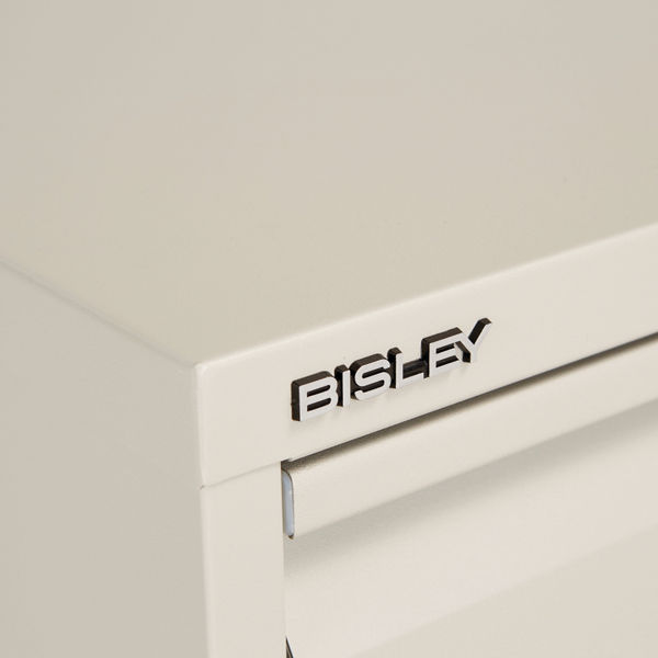 Bisley 5 Drawer Filing Cabinet 470x622x1511mm Goose Grey BS5EGY