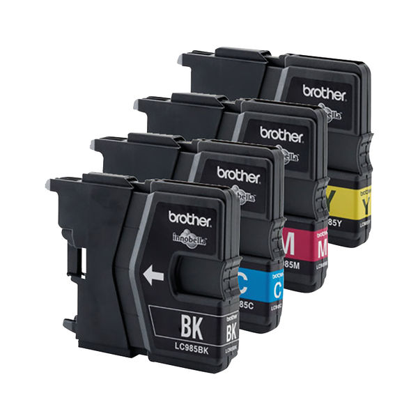 Brother LC985 Inkjet Cartridge Multipack CMYK LC985VALBP