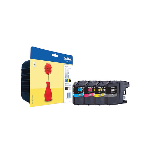 Brother LC121 Inkjet Cartridge CMYK Multipack LC121VALBP