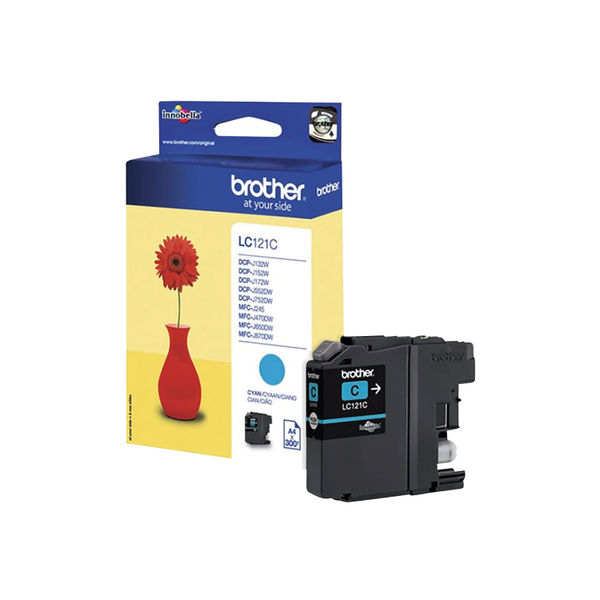 Brother LC121C Inkjet Cartridge Multipack Cyan LC121C