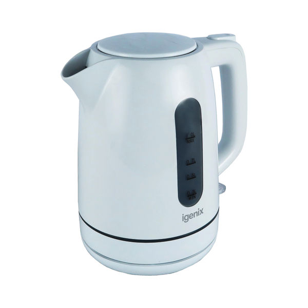 Igenix 1 Litre Jug Kettle Cordless White IGK01022W