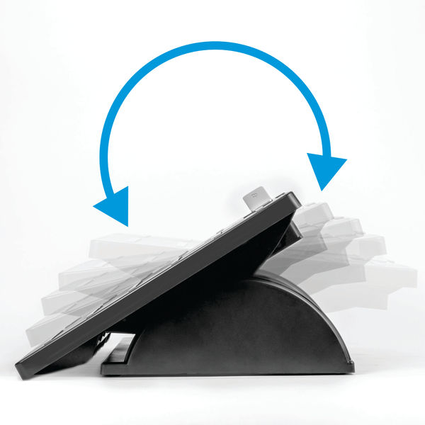 FELLOWES 8035001 ADJUSTABLE BLACK FOOT REST