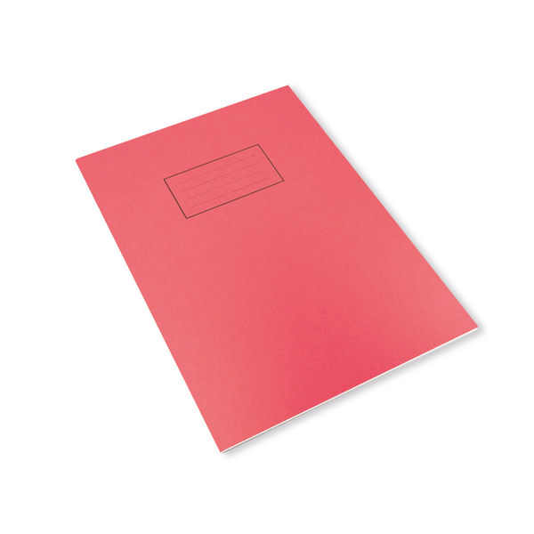 Silvine A4 Red Ruled Exercise Books, Pack of 10 | EX107