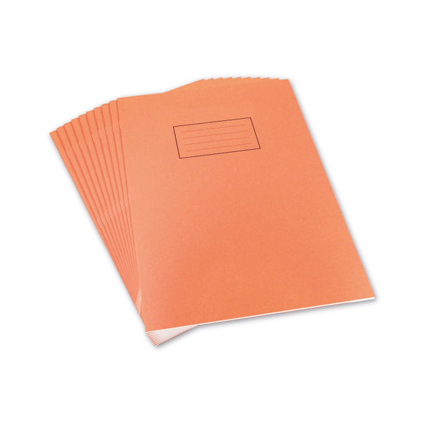 Silvine Exercise Book 5mm Squares A4 Orange (Pack of 10) EX113