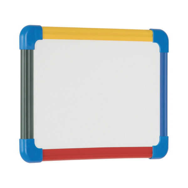 Bi-Office Schoolmate Laptop Non-Magnetic Double Plain/Grid Plastic Trim A4 (Pack of 10) MB8039866