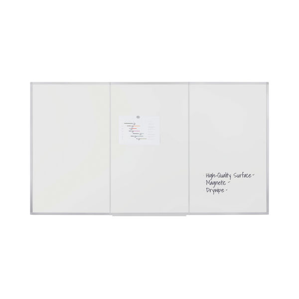 Bi-Office Outsize Magnetic Whiteboard Aluminium Frame 1800x1000mm MA2297510014