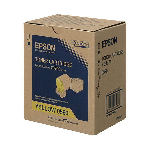 Epson S050590 Toner Cartridge 6k Yellow C13S050590