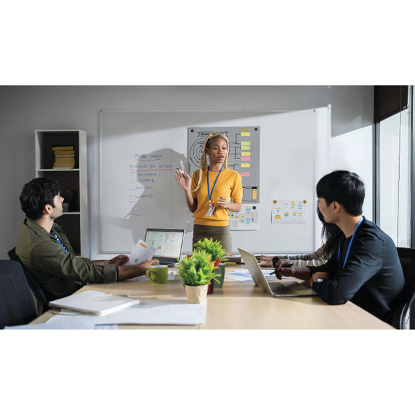 Bi-Office Outsize Magnetic Whiteboard Aluminium Frame 1800x1000mm MA2297510014