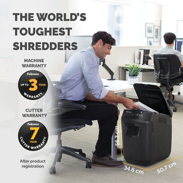 Fellowes AutoMax 200C Cross-Cut Shredder 4652901