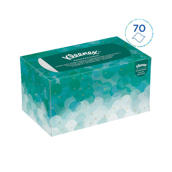 Kleenex 1-Ply Ultra Soft Pop-Up Hand Towel Box 70 Sheets (Pack of 18) 1126