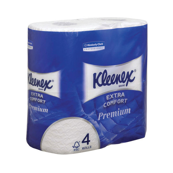 Kleenex 4-Ply Quilted Toilet Roll (Pack of 24) 8484