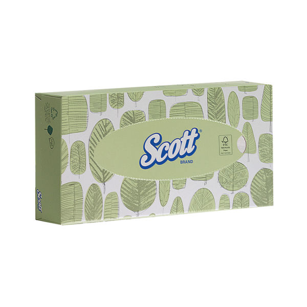 Scott Facial Tissues Box 100 Sheets (Pack of 21) 8837