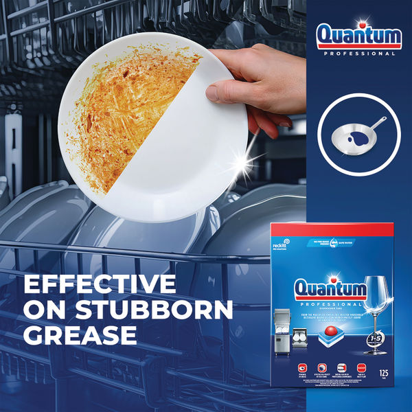 Quantum Professional Dishwasher Tablets (Pack of 125) 3294235