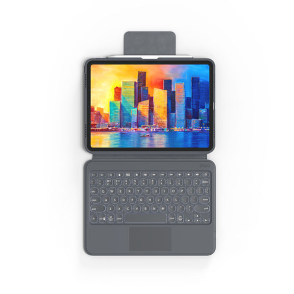 Zagg Pro Keys Keyboard/Trackpad/Case Ipad 10.9 Black/Grey Uk 103407937