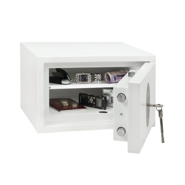 Phoenix Fortress High Security Burglary Safe White SS1181K