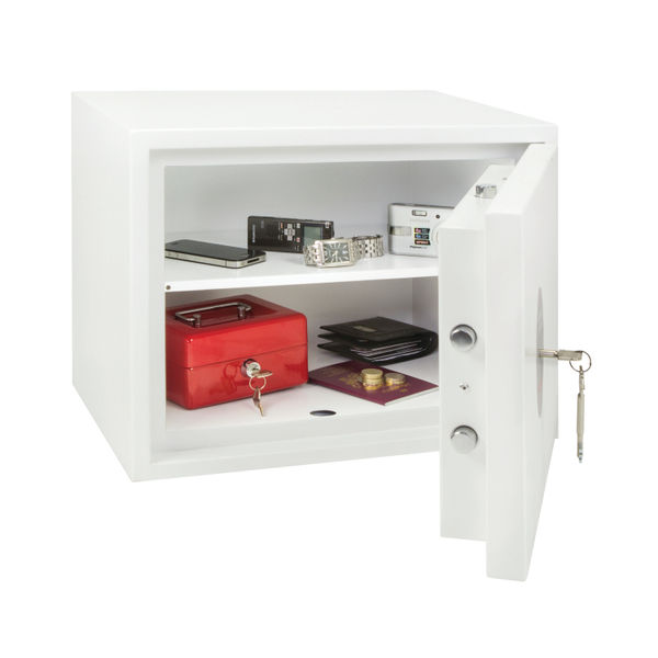 Phoenix Fortress High Security Burglary Safe White SS1182K