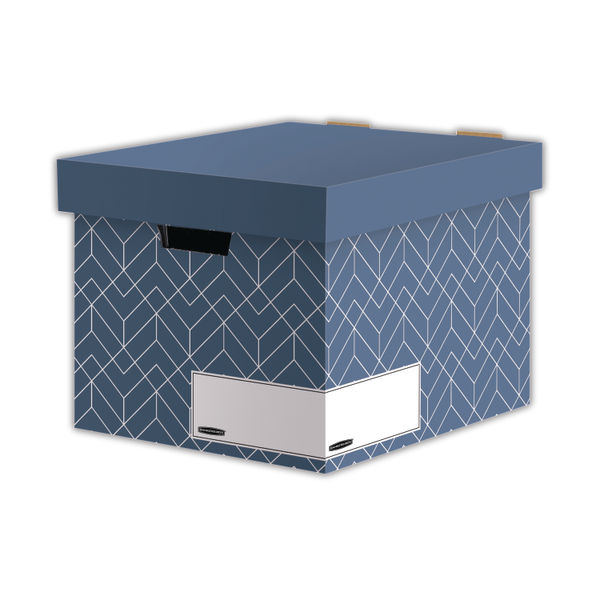 Bankers Box Decor Storage Box. Blue (Pack of 5)