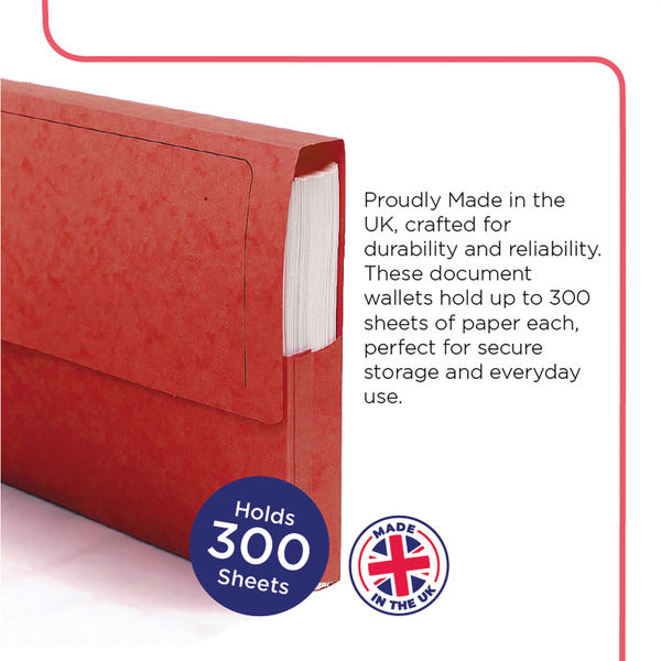 Exacompta Europa Pocket Wallet Foolscap Assorted A (Pack of 25) 4790