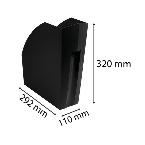Exacompta Forever Magazine File Black 180014D