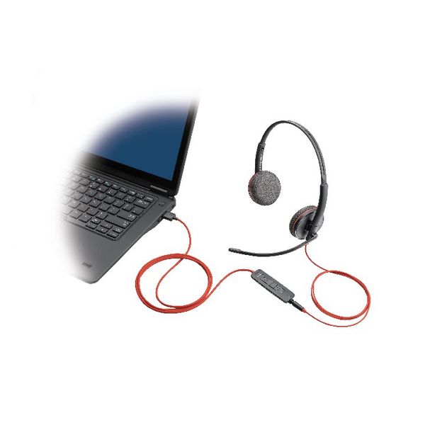 Plantronics Blackwire Binaural C3225 USB-A 209747-101