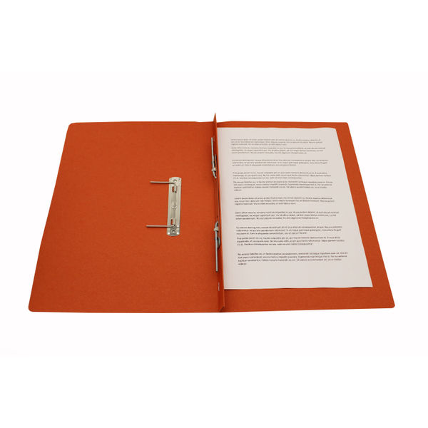 Exacompta Guildhall Transfer File 285gsm Foolscap Orange (Pack of 25) 346-ORGZ