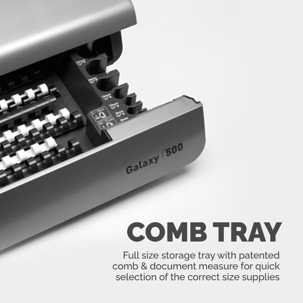 Fellowes Galaxy 500 Manual Comb Binding Machine 5622001