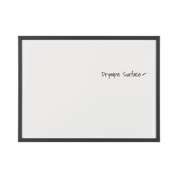 Bi-Office Basic Whiteboard Drywipe Surface Black Frame 60x45cm MP04001161