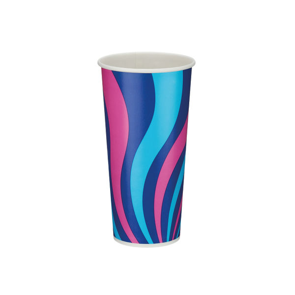 Go-Pak Single Wall Cold Cup 22oz PE 20x50 Cups (Pack of 1000) D01106EU