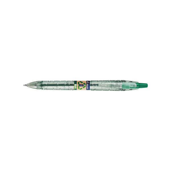 Pilot Green B2P Ecoball Ballpoint Medium Pens (Pack of 10)