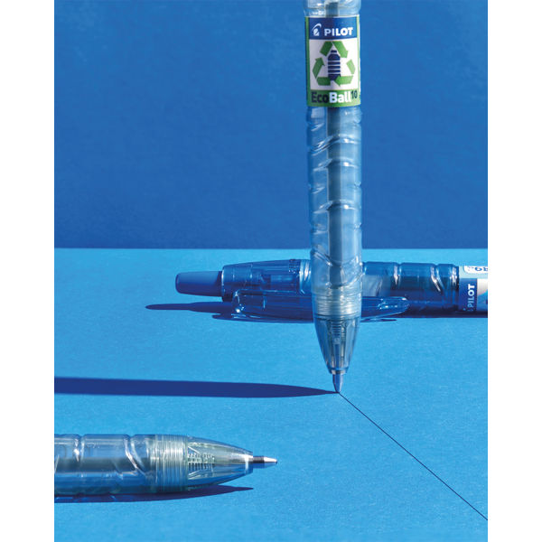 Pilot B2P Black Gel Ink Rollerball Pens, Pack of 10 - 054101001