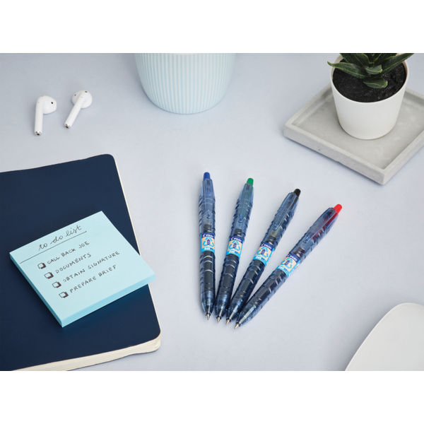 Pilot Bottle 2 Gel Ink Rollerball Fine Blue (Pack of 10) 054101003