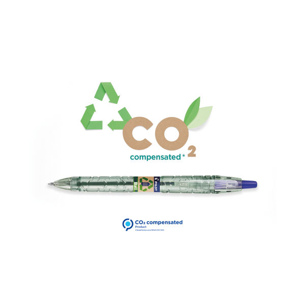 Pilot Black B2P Ecoball Ballpoint Medium Pens (Pack of 10) - 4902505621581