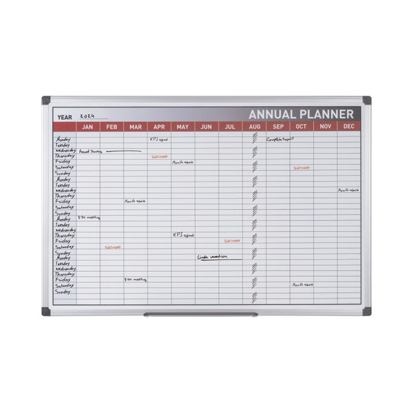 Bi-Office Maya Magnetic Annual Planner 90x60cm GA0337170