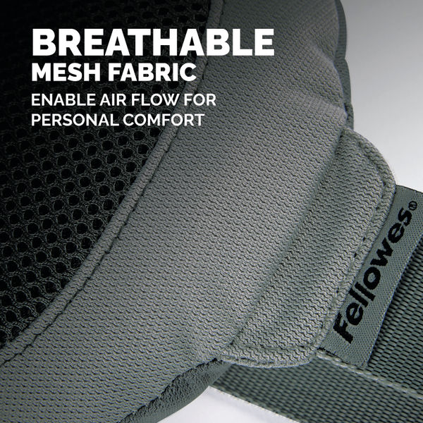Fellowes I-Spire Series Lumbar Cushion Grey 8042201