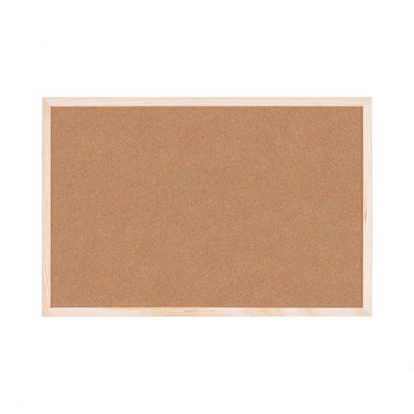 Q-Connect Lightweight Cork Noticeboard 400x600mm KF03566