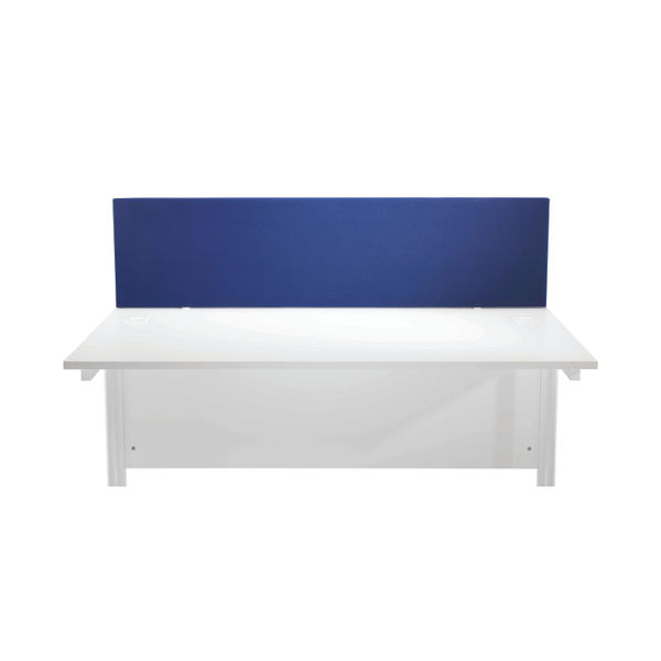 First Desk Mounted Screen 1600x25x400mm Special Blue KF74840