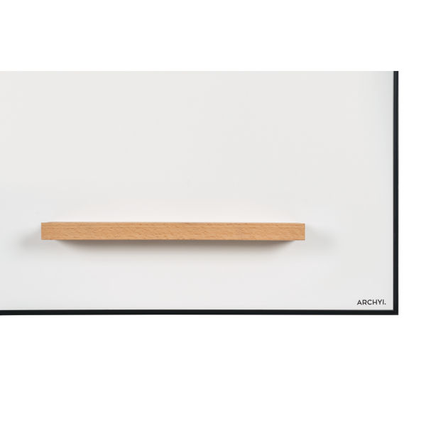 ARCHYI Giro Enamel Writing Board Black Frame 120x90cm CR08113410