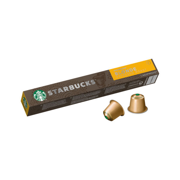 Nespresso Starbucks Blonde Roast Espresso Coffee Pods (Pack of 10) 12423392